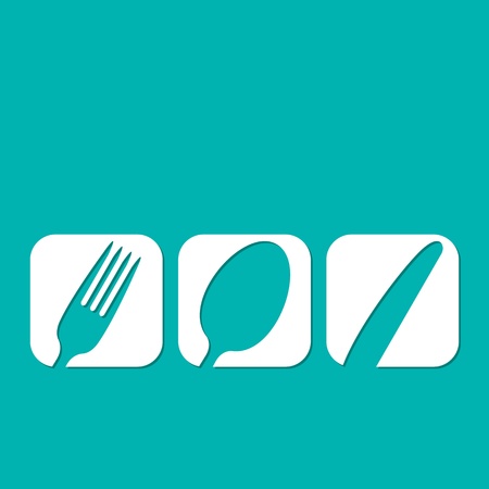 Restaurant menu design with cutlery symbolsのイラスト素材