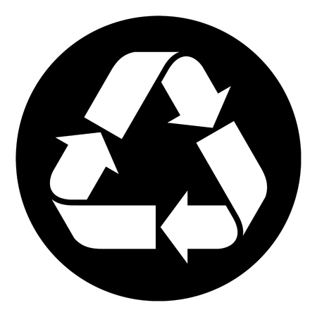Recycled paper symbolのイラスト素材