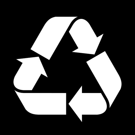 Recycled paper symbolのイラスト素材
