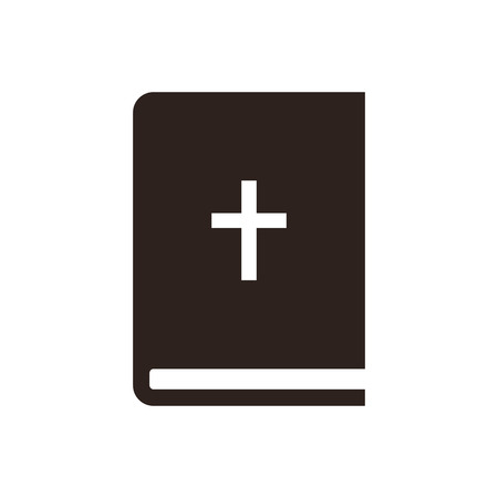 Bible icon isolated on white backgroundのイラスト素材