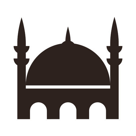 Mosque icon  isolated on white backgroundのイラスト素材