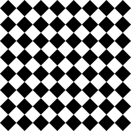 Seamless square pattern in black and whiteのイラスト素材