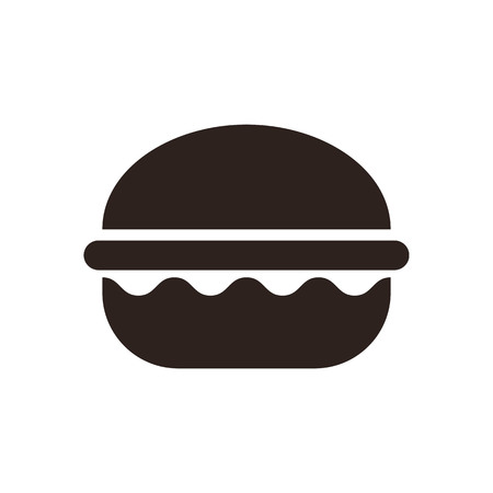 Hamburger icon isolated white backgroundのイラスト素材