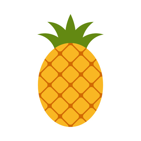 Pineapple icon isolated on white backgroundのイラスト素材