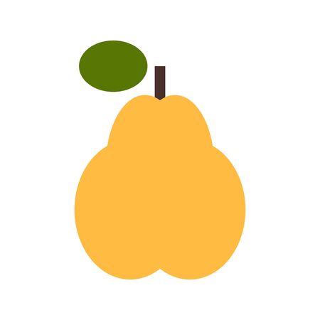 Pear icon isolated on white backgroundのイラスト素材