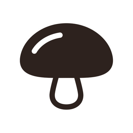 Mushroom isolated on white backgroundのイラスト素材