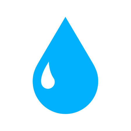 Drop icon isolated on white backgroundのイラスト素材