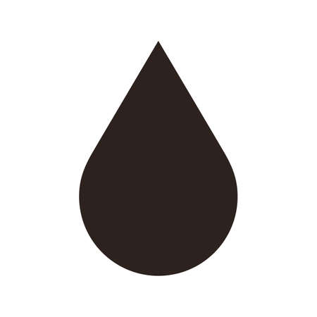 Drop icon isolated on white backgroundのイラスト素材