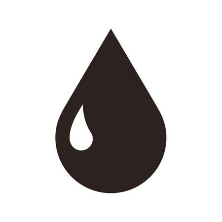Drop icon isolated on white backgroundのイラスト素材