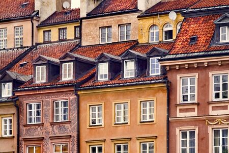 The old city (Stare Miasto) in Warsaw, Polandの写真素材