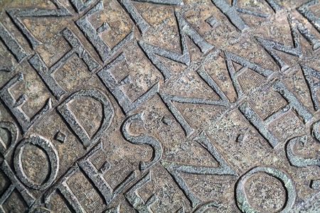 The detail of the gun of the 17th centuryの写真素材