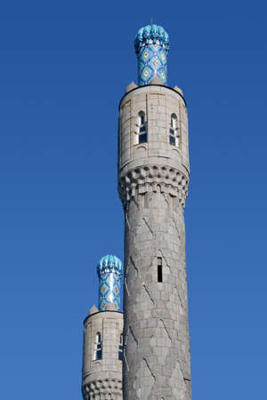 Minarets of mosque, St.Petersburgの写真素材