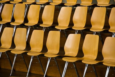 Chairs in the conference hall