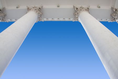 Columns of the Cathedral church, Helsinki (detail)