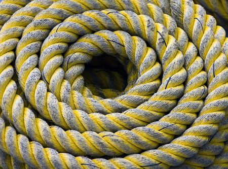 Closeup view of marine ropeの写真素材