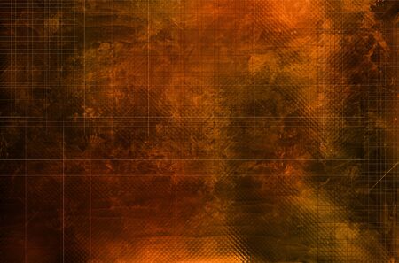 Grunge collage with scratches ad line patternsの写真素材