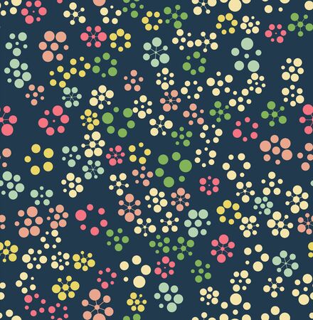 pattern is seamless, geometric, circleのイラスト素材