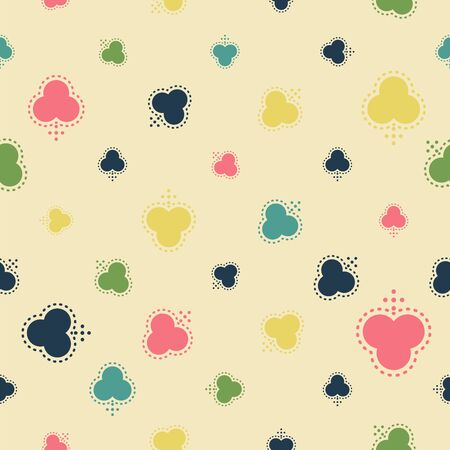 Abstract geometric pattern with lines. Vector, fabric abstract seamless background, background with hand drawn elements. Vintage motifs. old styleのイラスト素材