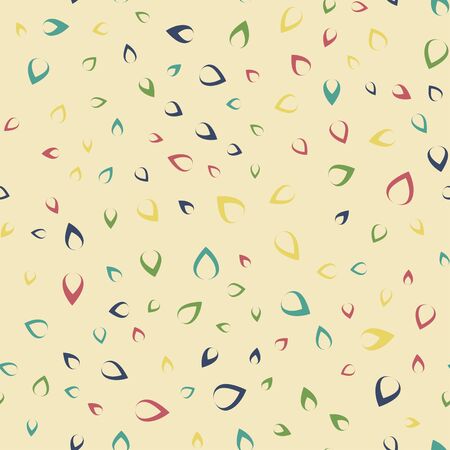 Abstract geometric pattern with lines. Vector, fabric abstract seamless background, background with hand drawn elements. Vintage motifs. old styleのイラスト素材