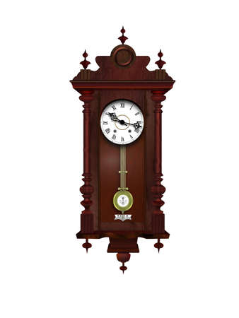 Ancient hours on a white background