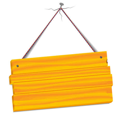 Background - a wooden bulletin board hanging on to a wall in a vectorのイラスト素材