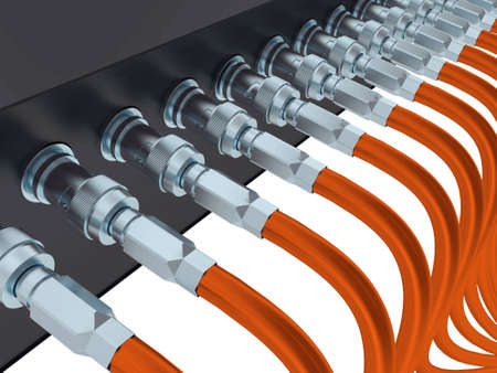 Cable and the tip for connection of various equipment 