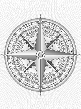 Background in the form of a compass のイラスト素材