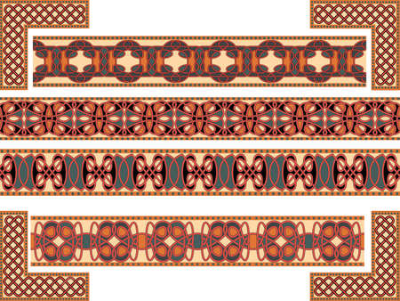 Elements of design in Celtic style のイラスト素材