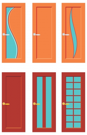 Set Of Doors For Roomsのイラスト素材