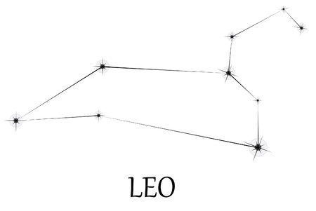 Leo Zodiac sign  のイラスト素材