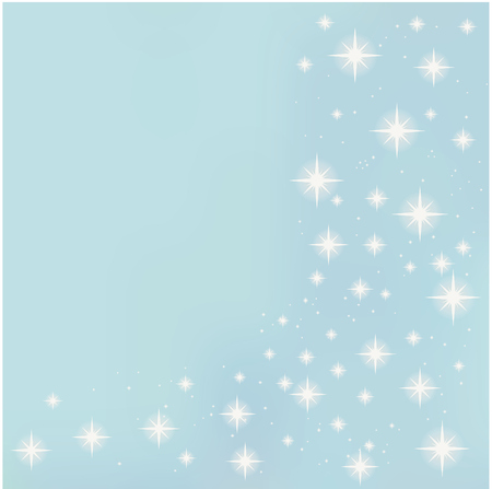 Shining stars on a blue background vectorのイラスト素材