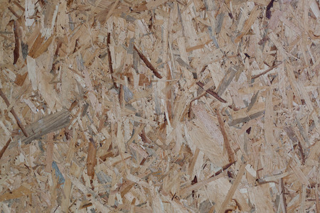 Particle flakeboard with OSB textureの写真素材