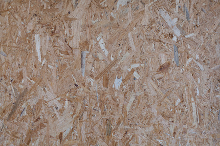 Particle flakeboard with OSB textureの写真素材