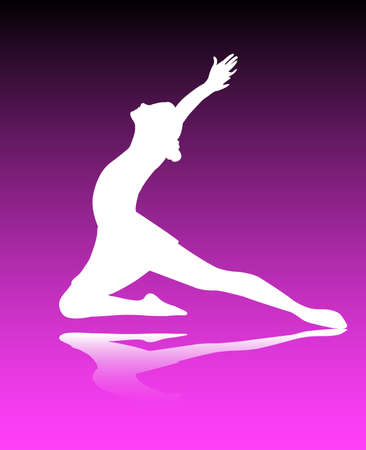 ballet dancer-vectorのイラスト素材