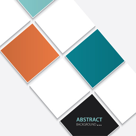 Abstract background  Square with drop shadow のイラスト素材