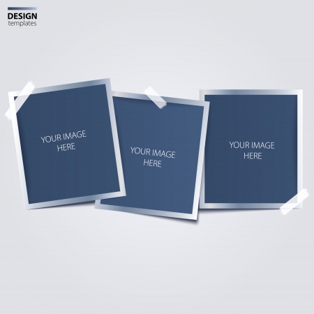 Set of photo frames.のイラスト素材