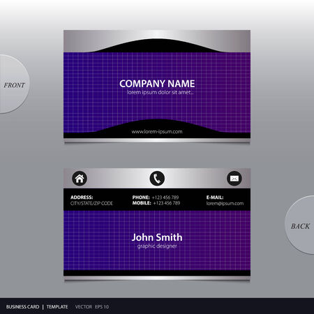 Vector abstract business card. のイラスト素材