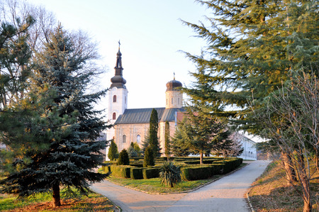 SISATOVAC - monastery and church  in Fruska Gora - Serbia of the Birth of the Virgin of 1758