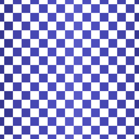 Squares seamless pattern. Complete pattern. Blue checkerboard with gradient. Pixels. Square mosaic....