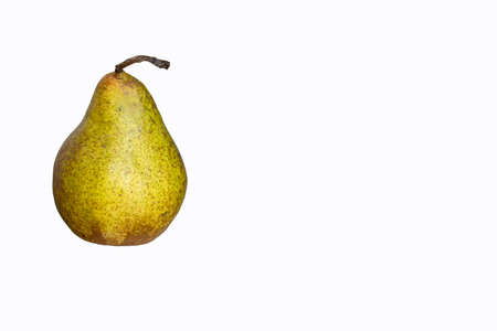 pears isolated on white background. Fruit background. Free space for text. Autumn nature concept.の写真素材