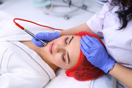 Procedure of Microdermabrasion.の写真素材
