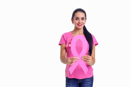 The concept health and prevention of breast cancer.の写真素材