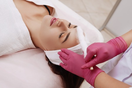 Liquid nitrogen therapy.の写真素材