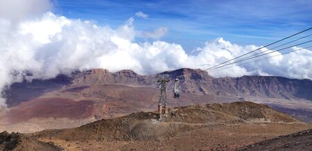 Volcanic Mount Teide in Tenerifeの写真素材
