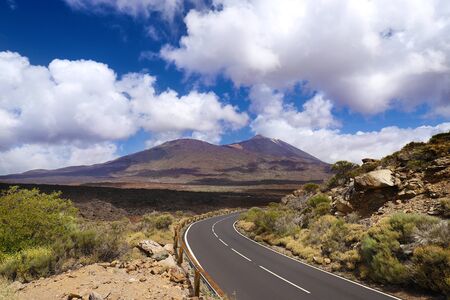 Volcanic Mount Teide in Tenerifeの写真素材