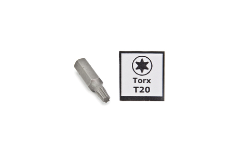 Torx screwdriver bit - size T20の写真素材