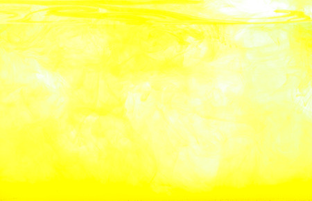 Color clouds flowing underwater isolated on a white backgroundの写真素材