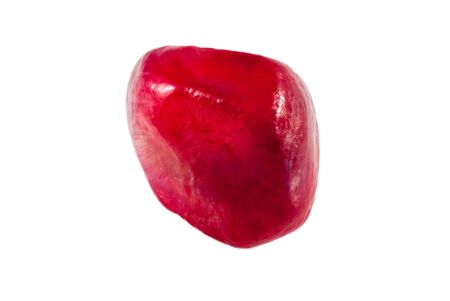 Extreme macro shot of a pomegranate seedの写真素材