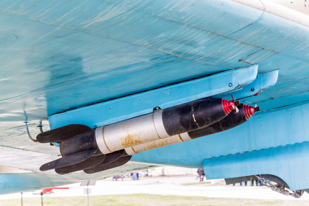 Old style Aircraft bombsの写真素材