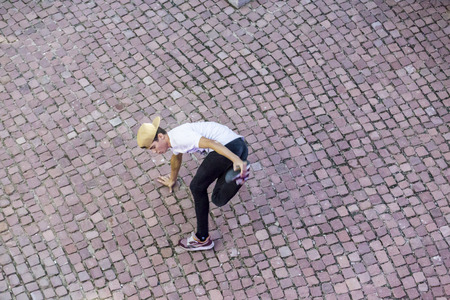PLOVDIV, BULGARIA - AUGUST 19, 2016 - First drone festival in Plovdiv, Bulgaria. The event includes...
